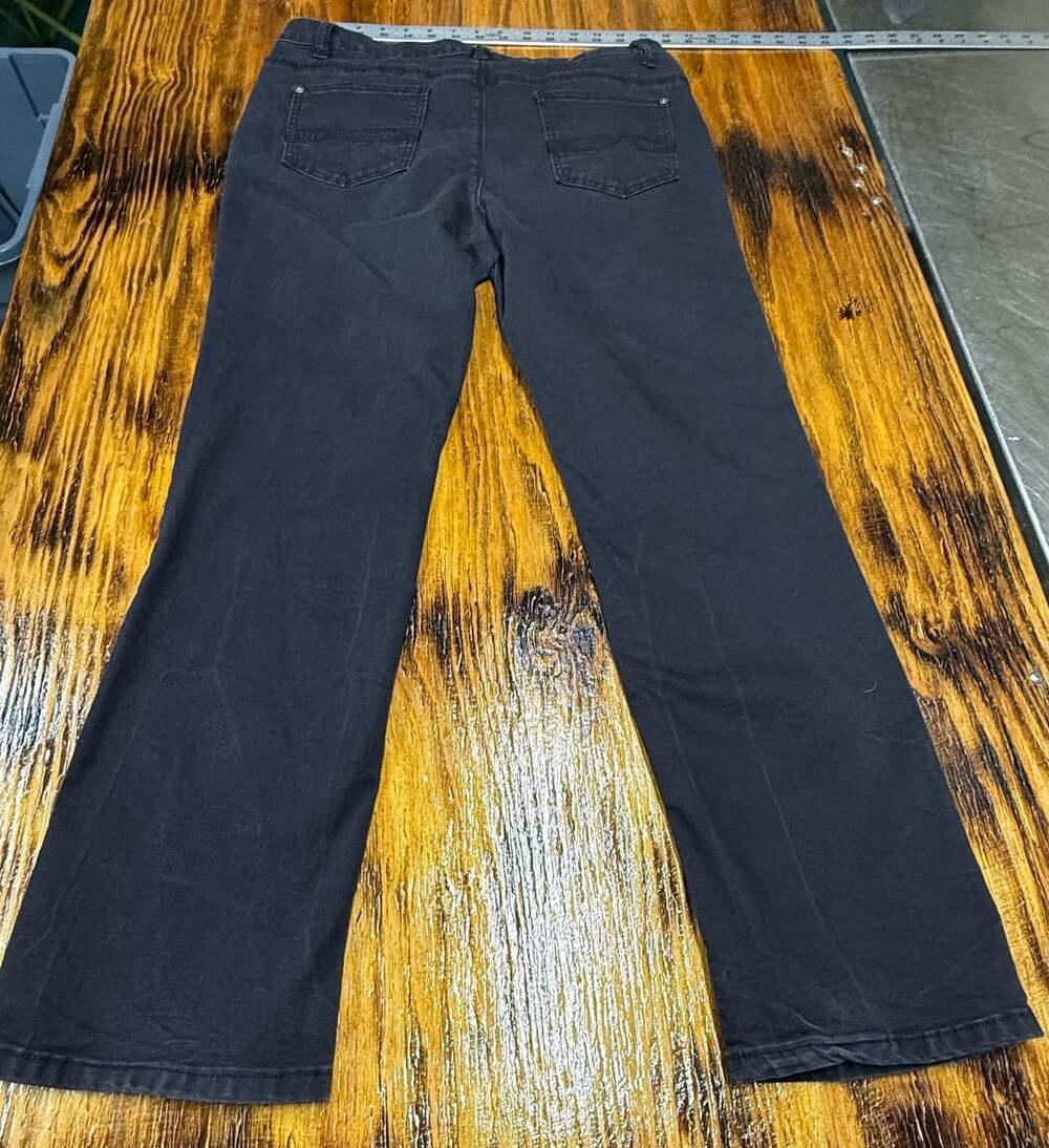 Buffalo David Bitton Jeans Size 12 x 30 Black Denim Pants